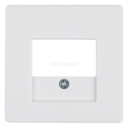 Накладка для розеток для гучномовців та USB-розеток Q.x полярна білизна, Berker (10336089) фото