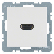HDMI-розетка S.1 полярна білизна (матовий), Berker міні-фото