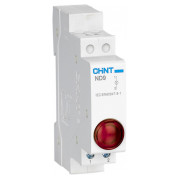 Индикатор модульный ND9-1/R AC/DC230В (LED) красный, CHINT мини-фото