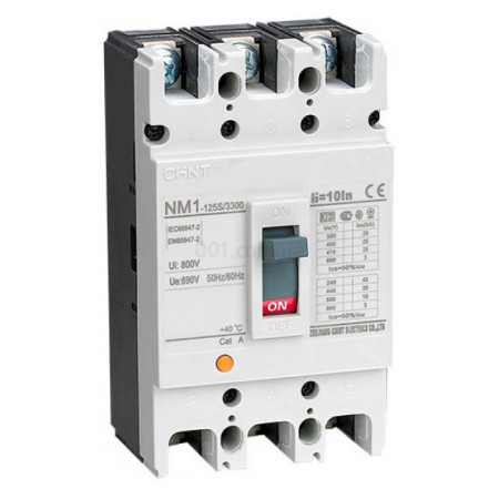 Автоматичний вимикач NM1-125S/3300 125A, CHINT (126382) фото
