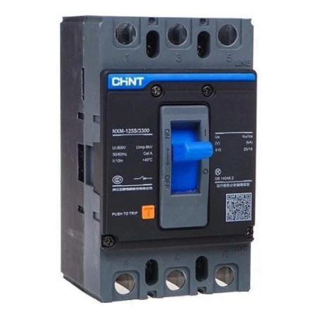 Автоматичний вимикач NXM-125S/3300 63A, CHINT (131360) фото
