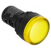 Світлосигнальний індикатор 230В АС жовтий ND16-22DS/4, CHINT міні-фото