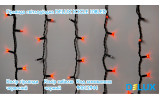Гирлянда светодиодная внешняя ICICLE 108 LED бахрома 2×1м 27 flash красный/черный IP44 EN, Delux изображение 3