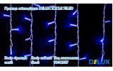 Гирлянда светодиодная внешняя ICICLE 75 LED 2×0,7м 18 flash синий/белый IP44 EN, Delux изображение 3