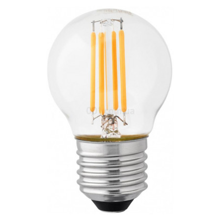 Светодиодная (LED) лампа BL50P 4Вт 2700K 220В E27 filament, Delux (90003723) фото