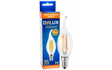 Светодиодная (LED) лампа BL37B 4Вт tail 2700K 220В E14 filament, Delux изображение 3
