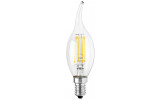 Світлодіодна (LED) лампа BL37B 4Вт tail 4000K 220В E14 filament, Delux зображення 2