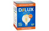Світлодіодна (LED) лампа Globe G125 8Вт 2700K Е27 amber filament, Delux зображення 3 (упаковка)