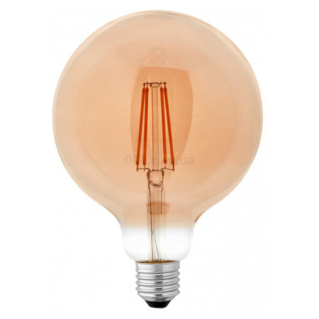 Світлодіодна (LED) лампа Globe G125 8Вт 2700K Е27 amber filament, Delux (90016726) фото