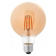 Светодиодная (LED) лампа Globe G95 6Вт 2700K Е27 amber filament, Delux мини-фото
