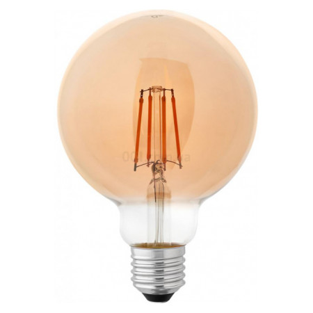 Світлодіодна (LED) лампа Globe G95 6Вт 2700K Е27 amber filament, Delux (90016727) фото