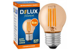 Светодиодная (LED) лампа BL50P 4Вт 2200K 220В E27 amber filament, Delux изображение 2
