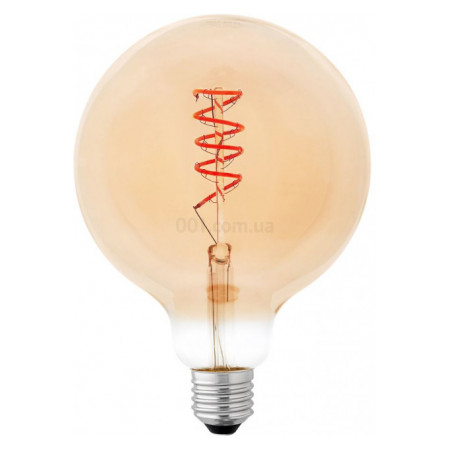 Світлодіодна (LED) лампа Globe G125 6Вт 2200K Е27 amber spiral filament, Delux (90018147) фото