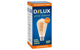 Світлодіодна (LED) лампа ST64 5Вт 2200K E27 amber spiral filament, Delux зображення 3 (упаковка)