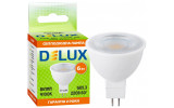 Светодиодная (LED) лампа JCDR 6Вт 60° 4100K 220В GU5.3, Delux изображение 2