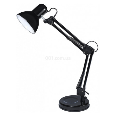 Лампа настольная с патроном E27 черная TF-07, Delux (90012375) фото