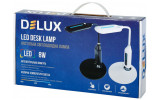 Світильник настільний світлодіодний 8Вт LED 3000K-4000K-6000K білий TF-510, Delux зображення 3 (упаковка)