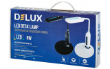 Світильник настільний світлодіодний 8Вт LED 3000K-4000K-6000K чорний TF-510, Delux зображення 3 (упаковка)