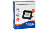 Прожектор світлодіодний 20Вт 6500K IP65 чорний FMI 11 LED, Delux зображення 3 (упаковка)