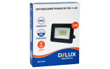 Прожектор світлодіодний 30Вт 6500K IP65 чорний FMI 11 LED, Delux зображення 3 (упаковка)