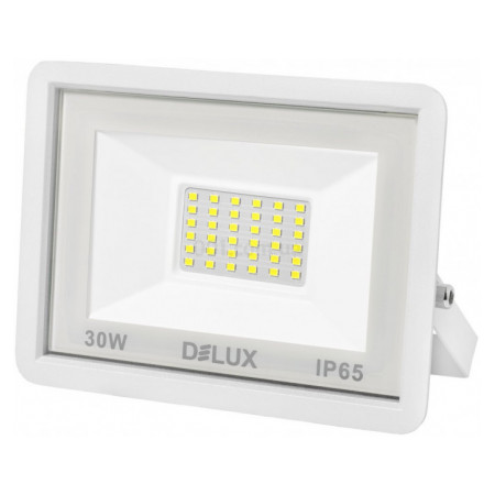 Прожектор светодиодный 30Вт 6500K IP65 белый FMI 11 LED, Delux (90019307) фото