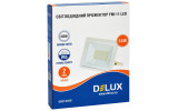 Прожектор світлодіодний 50Вт 6500K IP65 білий FMI 11 LED, Delux зображення 3 (упаковка)