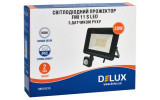 Прожектор світлодіодний 30Вт з датчиком руху 6500K IP65 чорний FMI 11 S LED, Delux зображення 4 (упаковка)