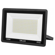 Прожектор світлодіодний 150Вт 6500K IP65 чорний FMI 11 LED, Delux міні-фото