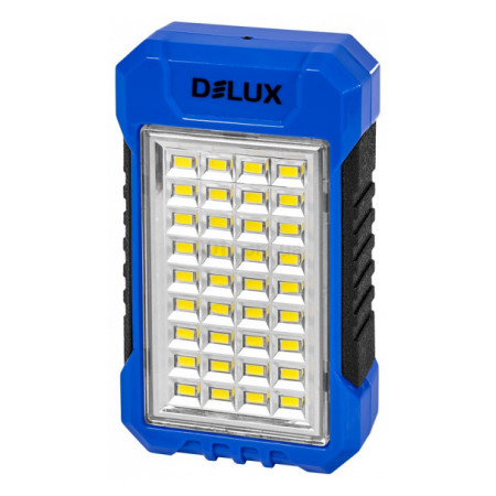 Світильник світлодіодний аварійний REL-101LED (4В 2,4Аг) 36 LED 4Вт 125×69×37мм, Delux (90017676) фото