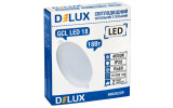 Світильник світлодіодний стельовий 18Вт круг 4000К GCL LED 18, Delux зображення 3 (упаковка)
