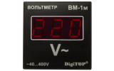 Вольтметр цифровой ВM-1M 40-400B AC, DigiTOP изображение 2