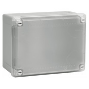 Коробка розподільча 150×110×70мм IP56 з гладкими стінками і прозорою кришкою, DKC міні-фото