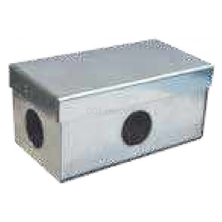 Коробка протяжная оцинкованная 3 отверстия D20 мм 100×50×44 мм IP54, DKC (6330-20U) фото