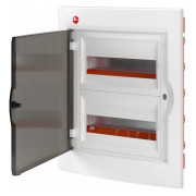 Щиток вбудований з дверцятами 24 (2×12) модулі IP40 білий RAL9016, DKC міні-фото