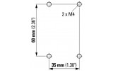 Блок дополнительных контактов DILA-XHI20 фронтальный 2НО для DILM7...32, DILA, Eaton изображение 6 (габаритные размеры)