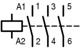 Контактор DILM170 (RAC240) 170А 230В/AC, Eaton (Moeller) изображение 7 (схема)