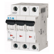Автоматичний вимикач PL6-C2/3 3P 2 А х-ка C, Eaton (Moeller) міні-фото