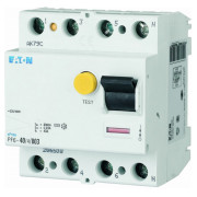Пристрій захисного відключення (ПЗВ) PF6-40/4/003 4P 40 А 30 мА тип AC, Eaton (Moeller) міні-фото