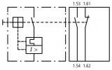 Блок додаткових контактів NHI-E-11-PKZ0 фронтальний 1НВ+1НЗ для PKZM, Eaton зображення 9 (схема)
