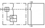 Блок додаткових контактів NHI-E-10-PKZ0 фронтальний 1НВ для PKZM, Eaton зображення 5 (схема)