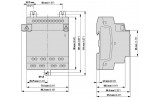 Модуль расширения EASY-E4-UC-16RE1 8 вх./8 вых. 12В/DC 24В AC/DC, Eaton изображение 6 (габаритные размеры)