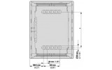 Корпус щита KLV-12UPS-F скрытого монтажа на 12 модулей, Eaton (Moeller) изображение 5 (габаритные размеры)