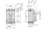 Силовой автоматический выключатель LZMC1-A20-I 3P 20А 36кА, Eaton (Moeller) изображение 3 (габаритные размеры)