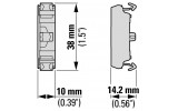 Контактный элемент 1НЗ уменьшенной глубины M22-FK01, Eaton изображение 3 (габаритные размеры)