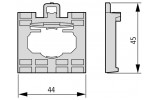 Адаптер 4-местный M22-A4, Eaton изображение 3 (габаритные размеры)