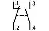 Контактный элемент 1НО+1НЗ для установки на переднюю панель (пружинные зажимы) M22-CK11, Eaton изображение 6 (схема)
