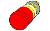 Головка аварійної кнопки (повернення витягуванням) червона M22-PV, Eaton зображення 2 (схема)