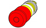 Головка аварийной кнопки с подсветкой (возврат вытягиванием) красная M22-PVL, Eaton изображение 2 (схема)