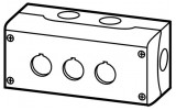Корпус поста кнопкового 3-місний сірий M22-I3, Eaton зображення 4 (схема)