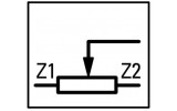 Потенциометр 1кОм M22-R1K, Eaton изображение 3 (схема)